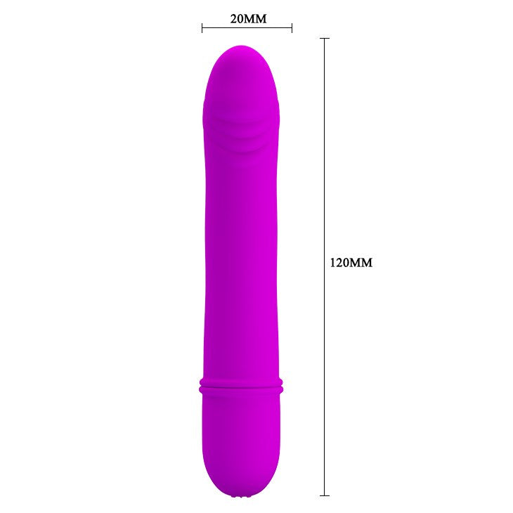 Mini Vibrator i Medicinskt Silikon, 10 Vibrationsprogram, Vattentät