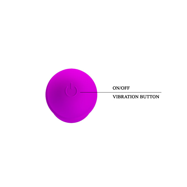 Mini Vibrator i Medicinskt Silikon, 10 Vibrationsprogram, Vattentät