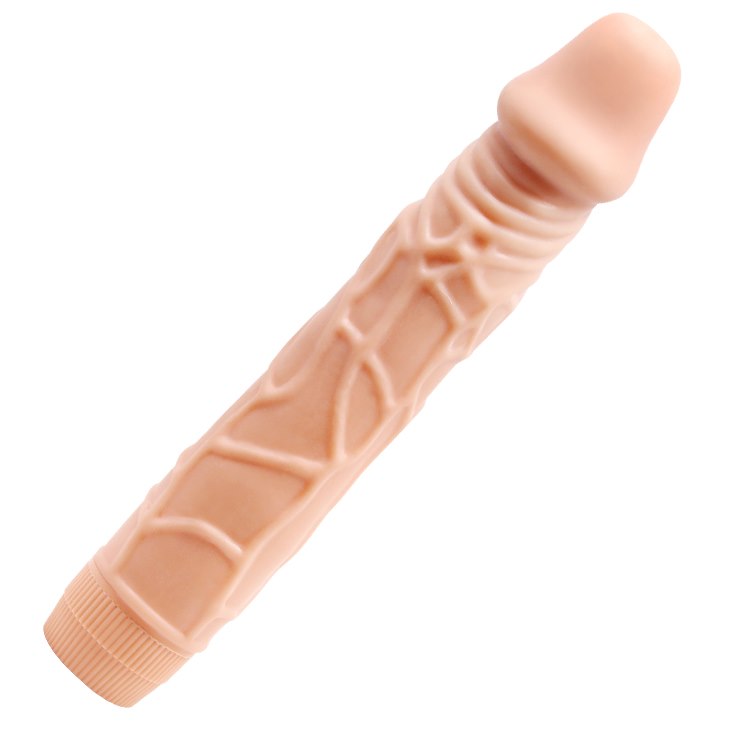 Realistisk vibrator med steglös vibration – 15 cm