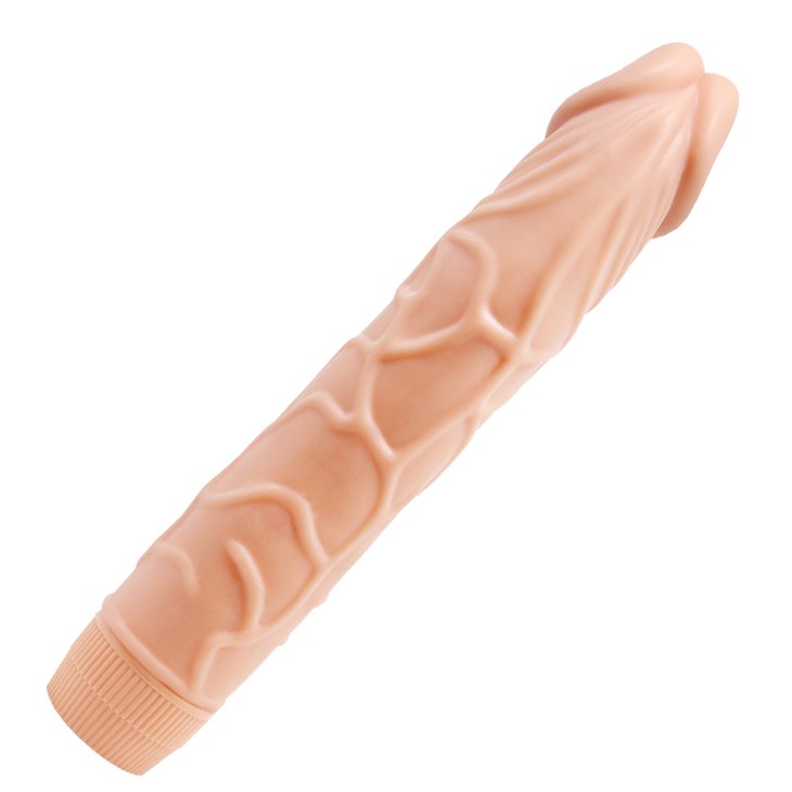Realistisk vibrator med steglös vibration – 15 cm