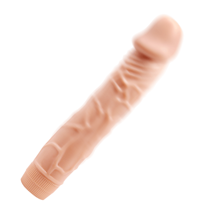 Realistisk vibrator med steglös vibration – 15 cm