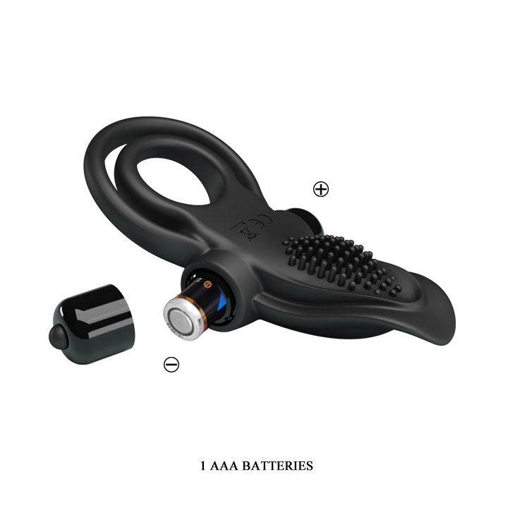 Vibrerande Penisring – Silikon & ABS, 10 Vibrationer