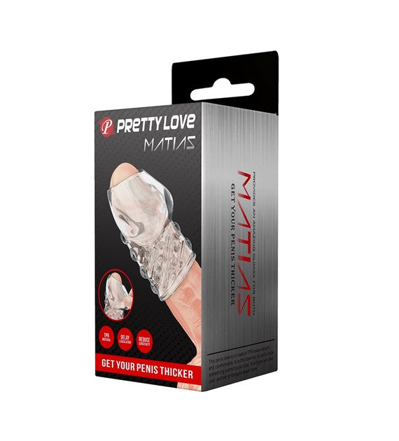 Förlängande penisring / TPR-nasadka – Transparent