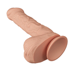 Lybaile Realistisk dildo XL med sugpropp hudfärgad