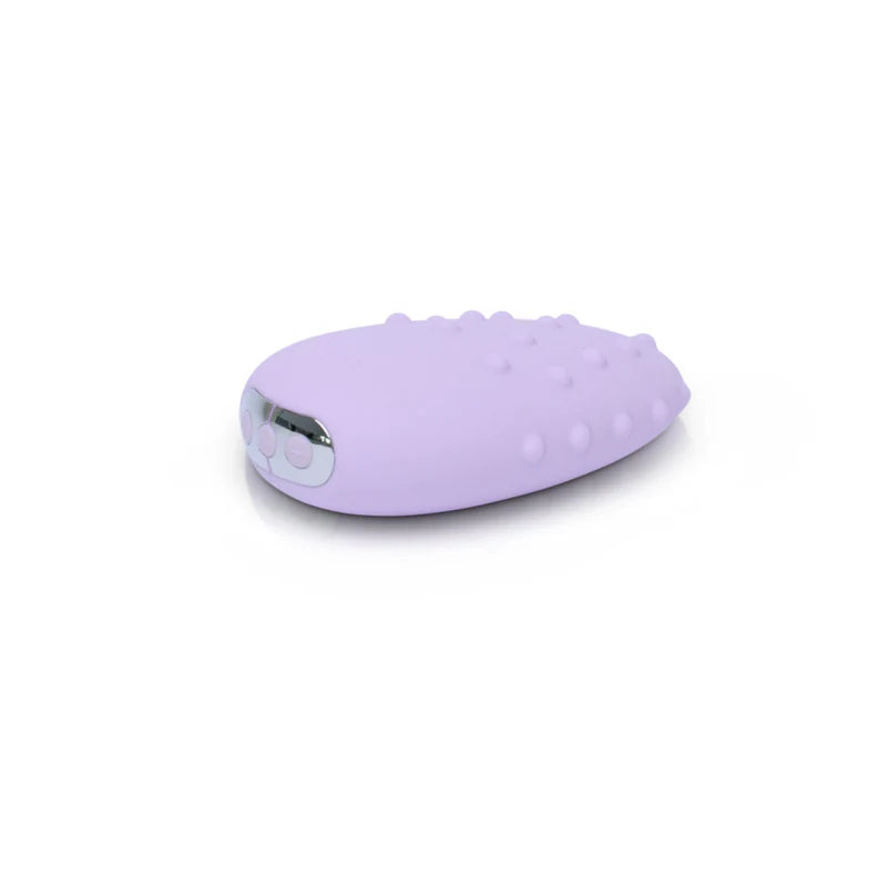 Dubbelstimulerande vibrator Mid – uppladdningsbar i silikon (Lila)