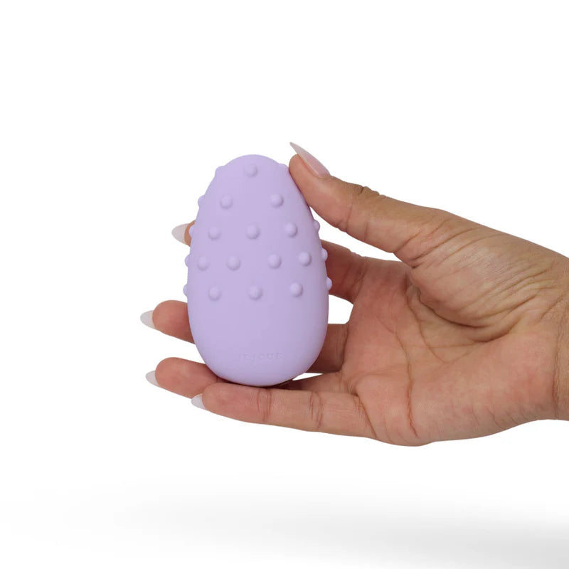 Dubbelstimulerande vibrator Mid – uppladdningsbar i silikon (Lila)