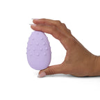 Dubbelstimulerande vibrator Mid – uppladdningsbar i silikon (Lila)