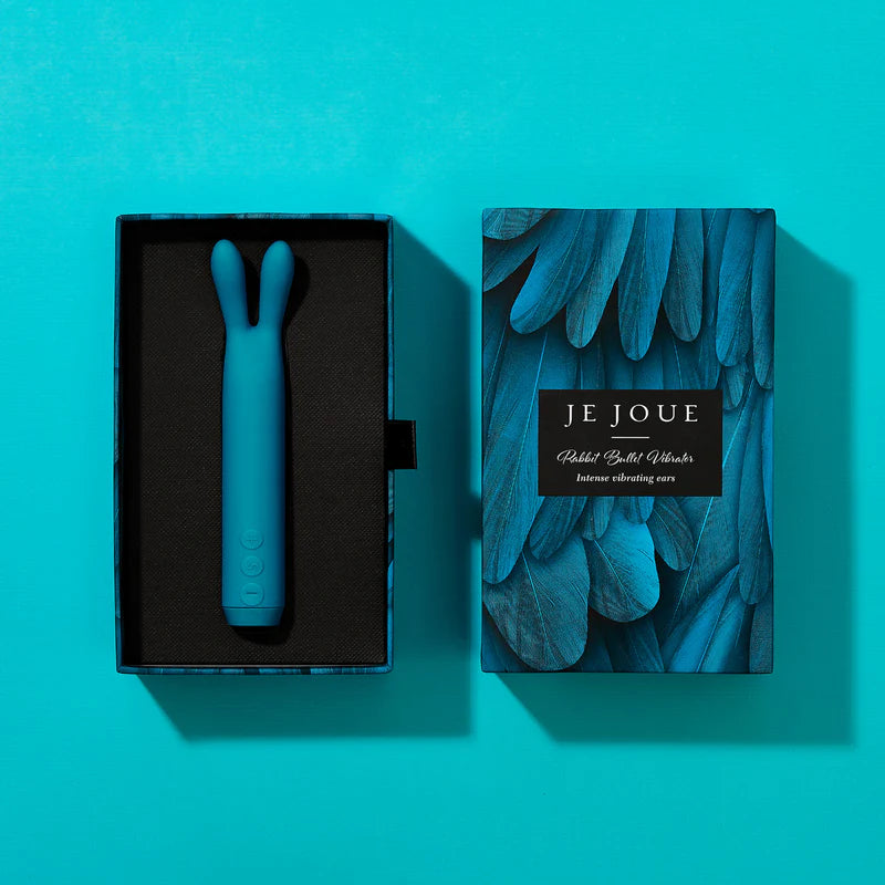 Flexibel vibrator med öron Bul – uppladdningsbar med flera lägen (Blå)