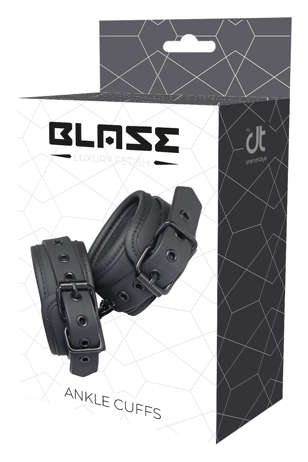 Dreamtoys Blaze Ankle Cuff Black svart BDSM-tillbehör