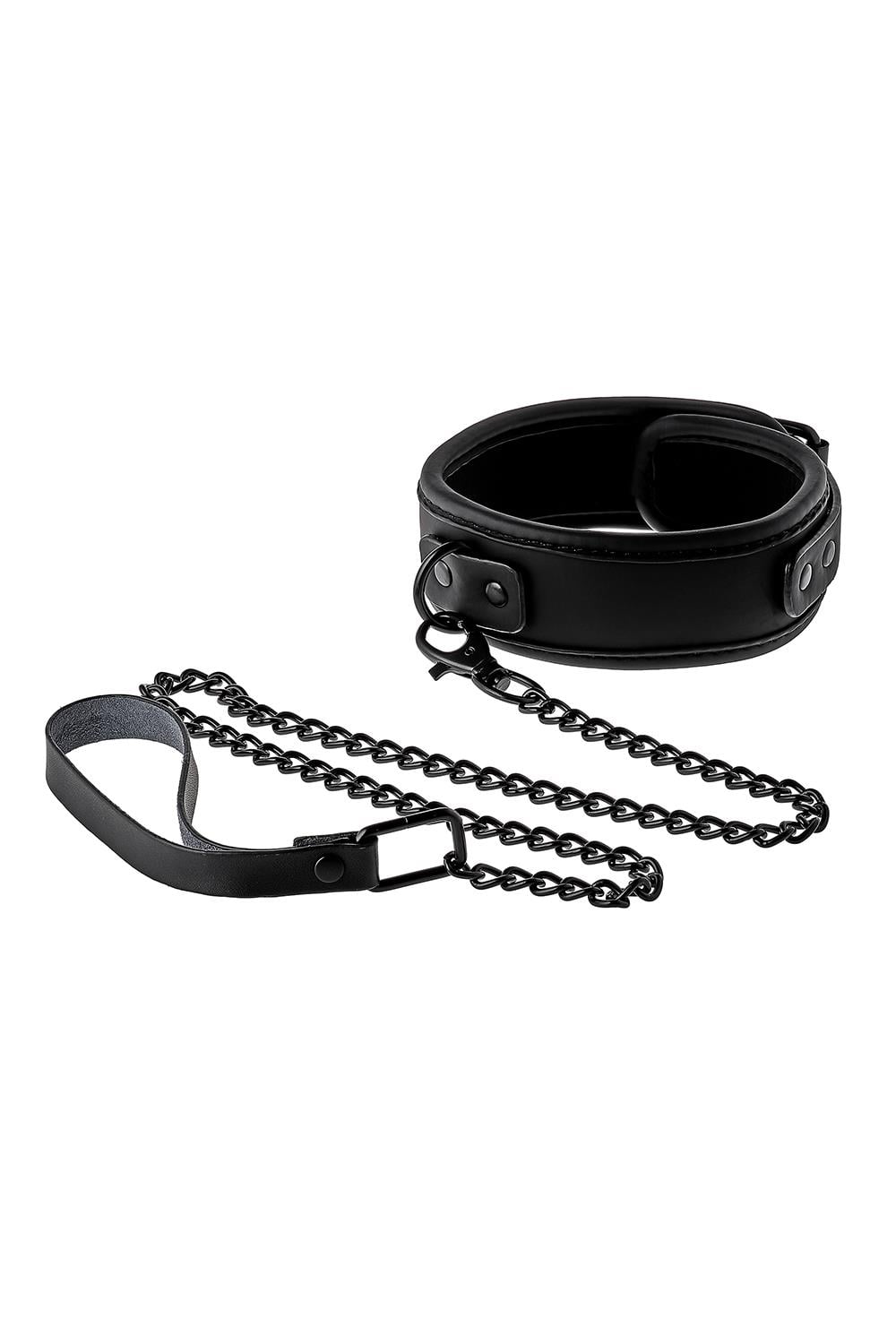 Dreamtoys Blaze Collar And Leash Black svart presentset