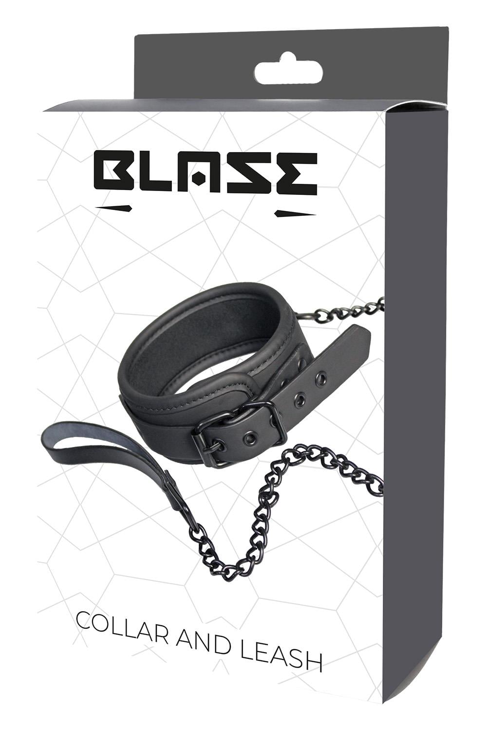 Dreamtoys Blaze Collar And Leash Black svart presentset
