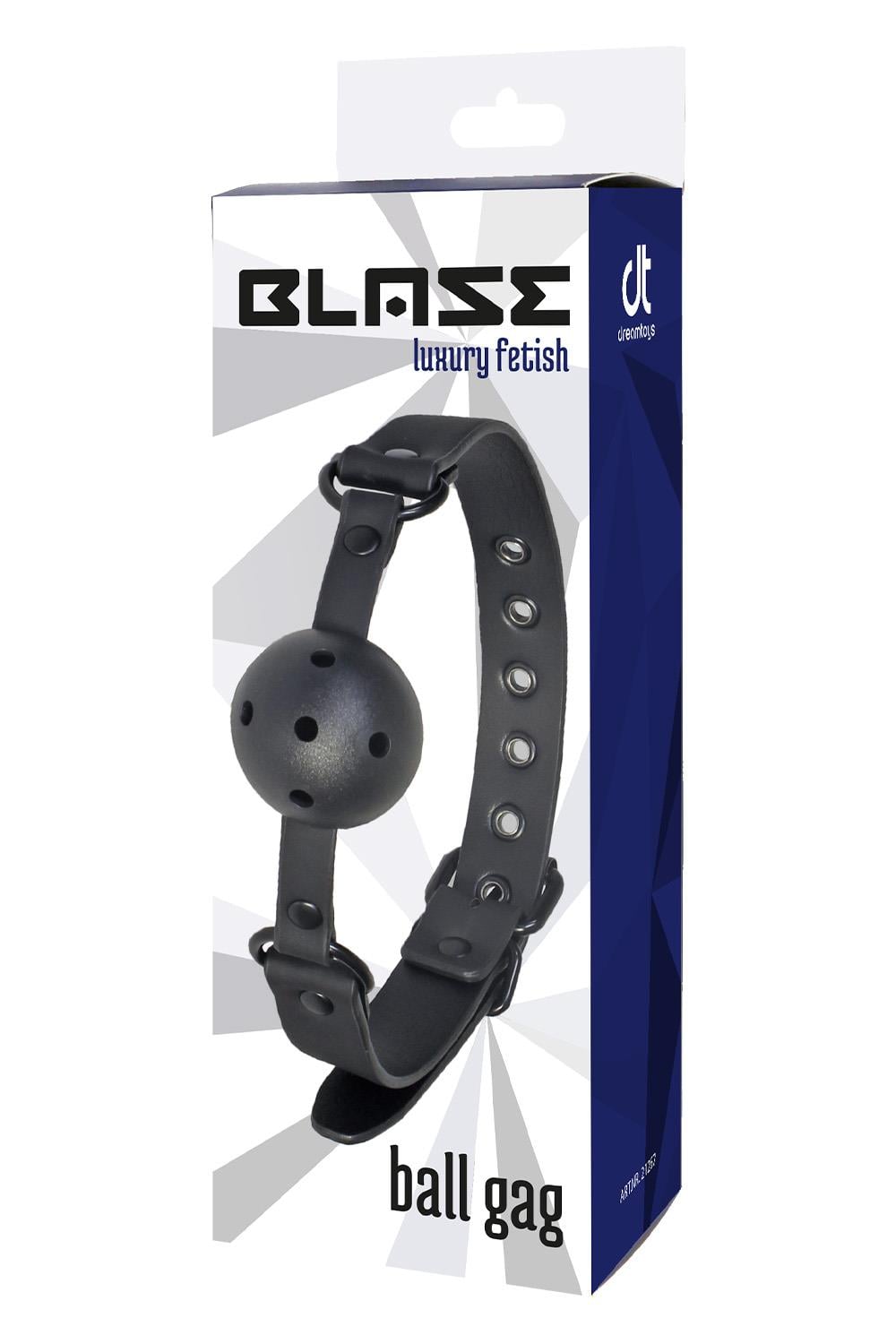 Dreamtoys Blaze Ball Gag Black svart