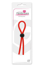 Dreamtoys All Time Favorites Stretchy Lasso röd penisring