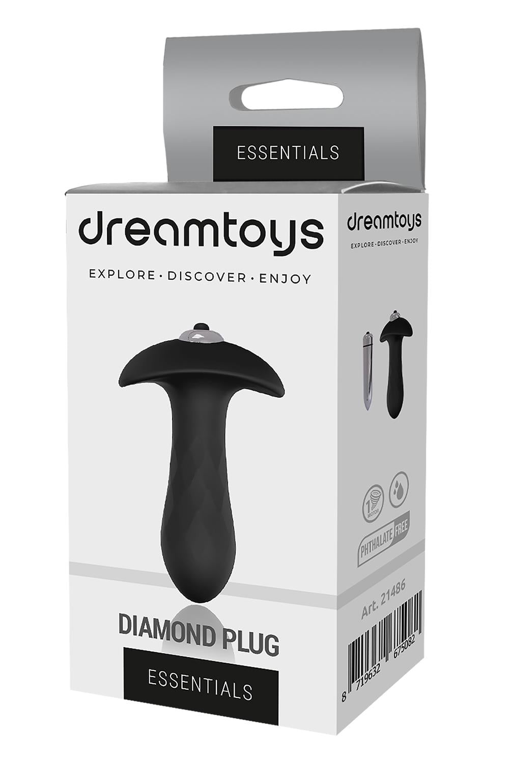 Dreamtoys Essentials Single Speed Diamond Plug rengöring