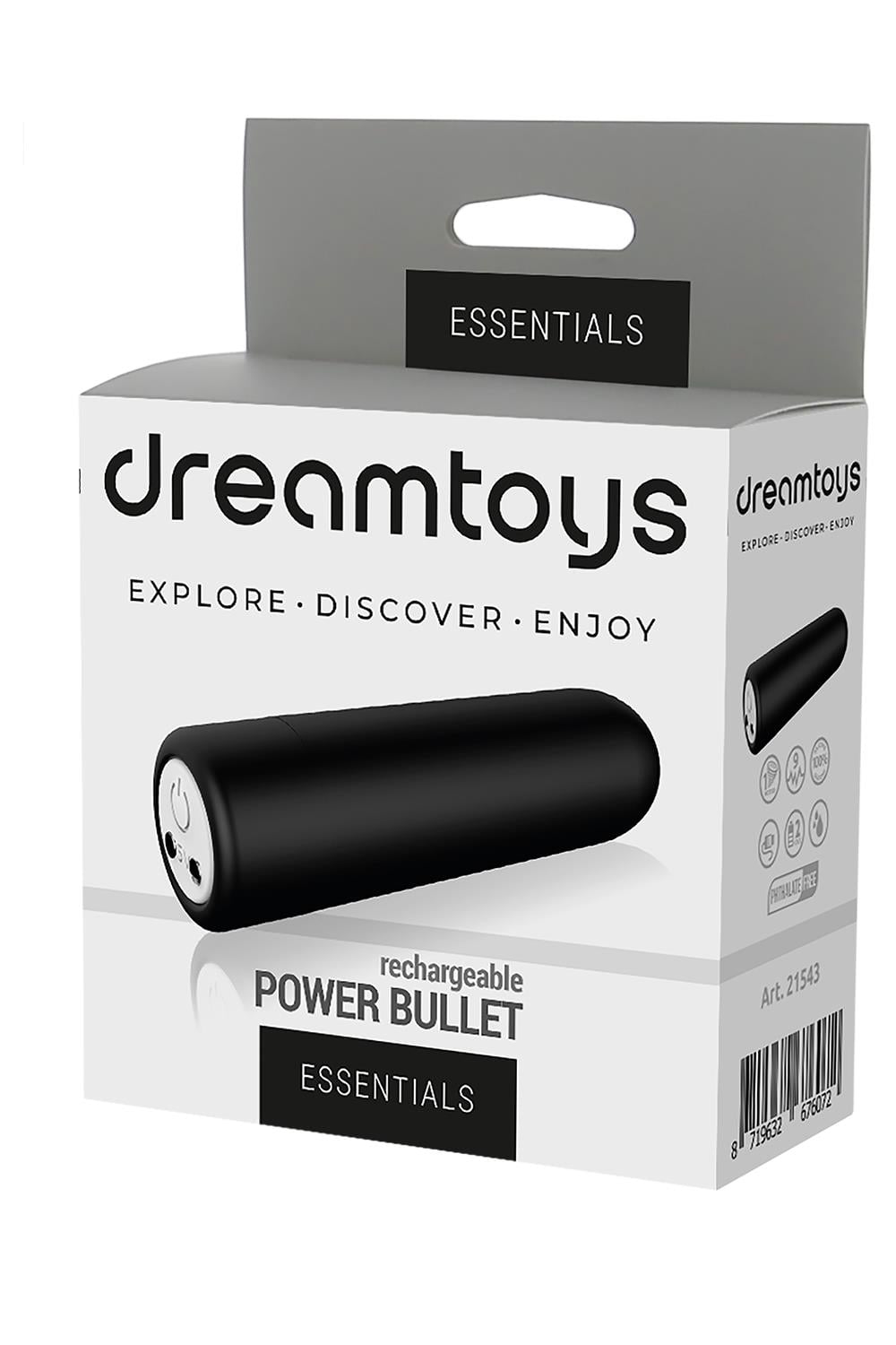 Dreamtoys Essentials Power Bullet Black rengöring