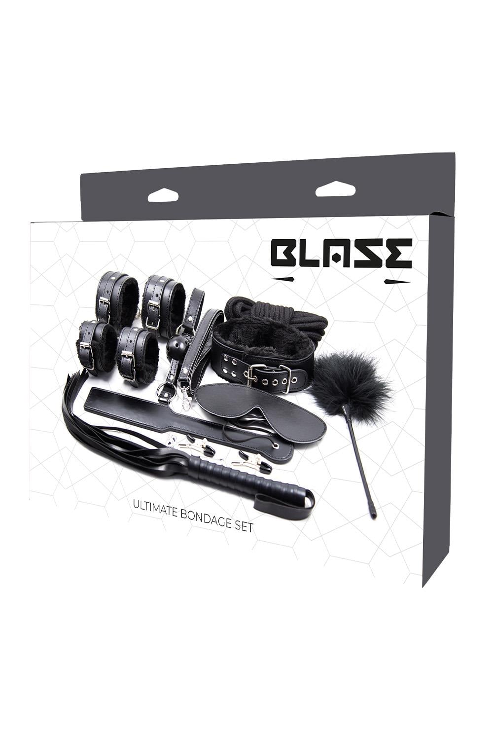 Dreamtoys Blaze Ultimate Bondage Set svart penisring