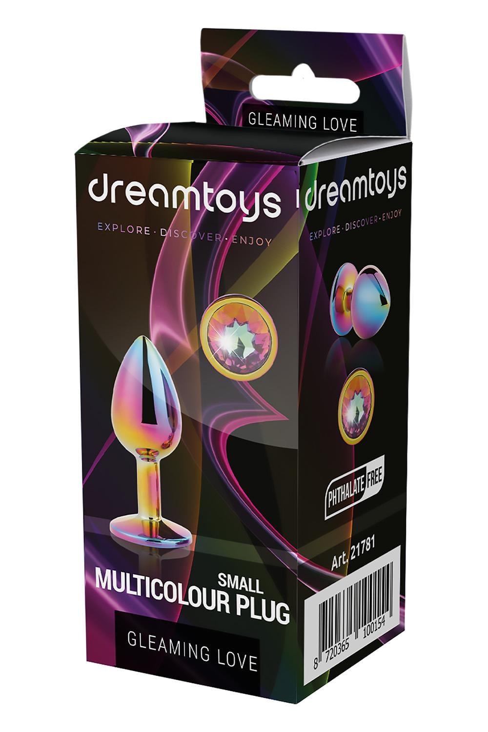 Dreamtoys Gleaming Love Multicolour Plug Small multicolor analprodukt