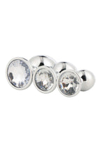 Dreamtoys Gleaming Love Silver Plug Set analprodukt
