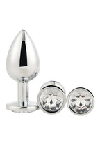 Dreamtoys Gleaming Love Silver Plug Set analprodukt