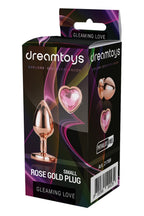 Dreamtoys Gleaming Love Rose Gold Plug Small guld analprodukt