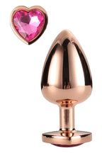 Dreamtoys Gleaming Love Rose Gold Plug Small guld analprodukt