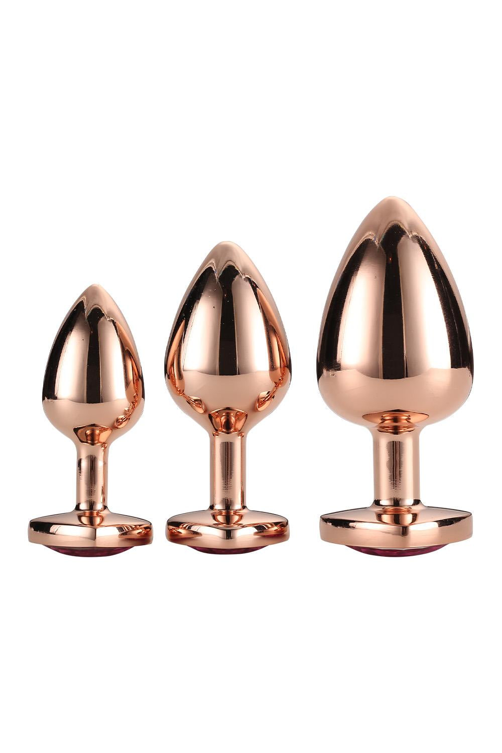 Analpluggset med hjärtformad dekorsten från Dreamtoys