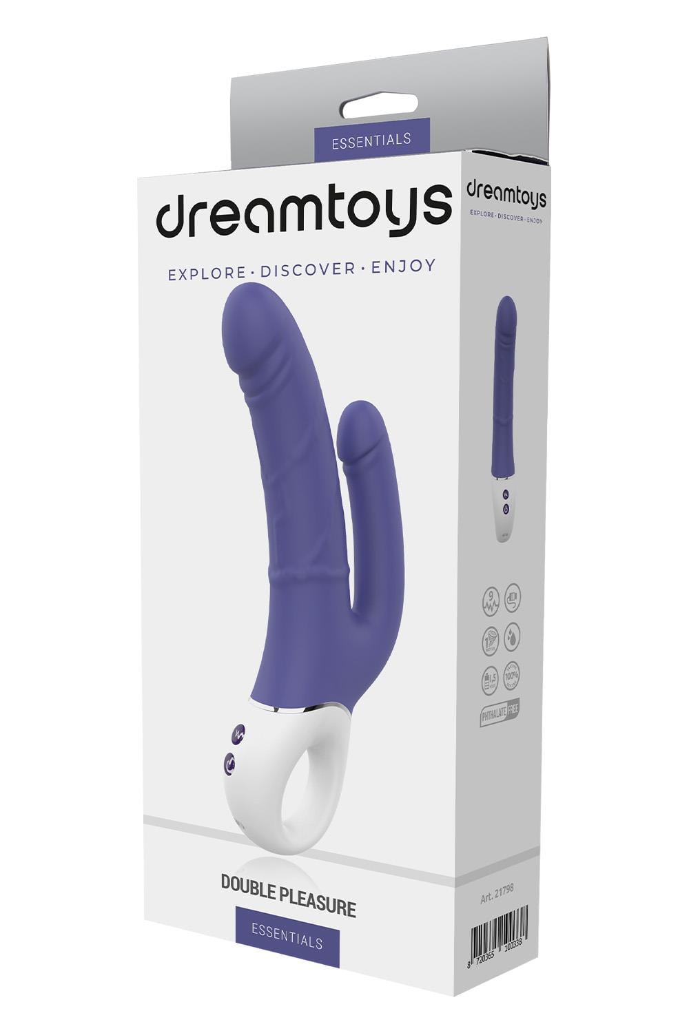 Dreamtoys Essentials Double Pleasure rengöring