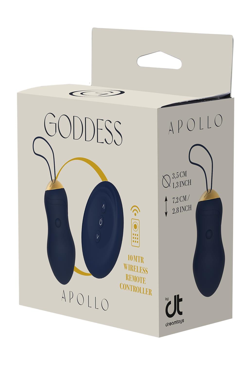 Dreamtoys Goddess Collection Apollo blå vibrator