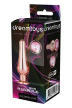 Dreamtoys Gleaming Love Rose Gold Pleasure Plug M guld analprodukt