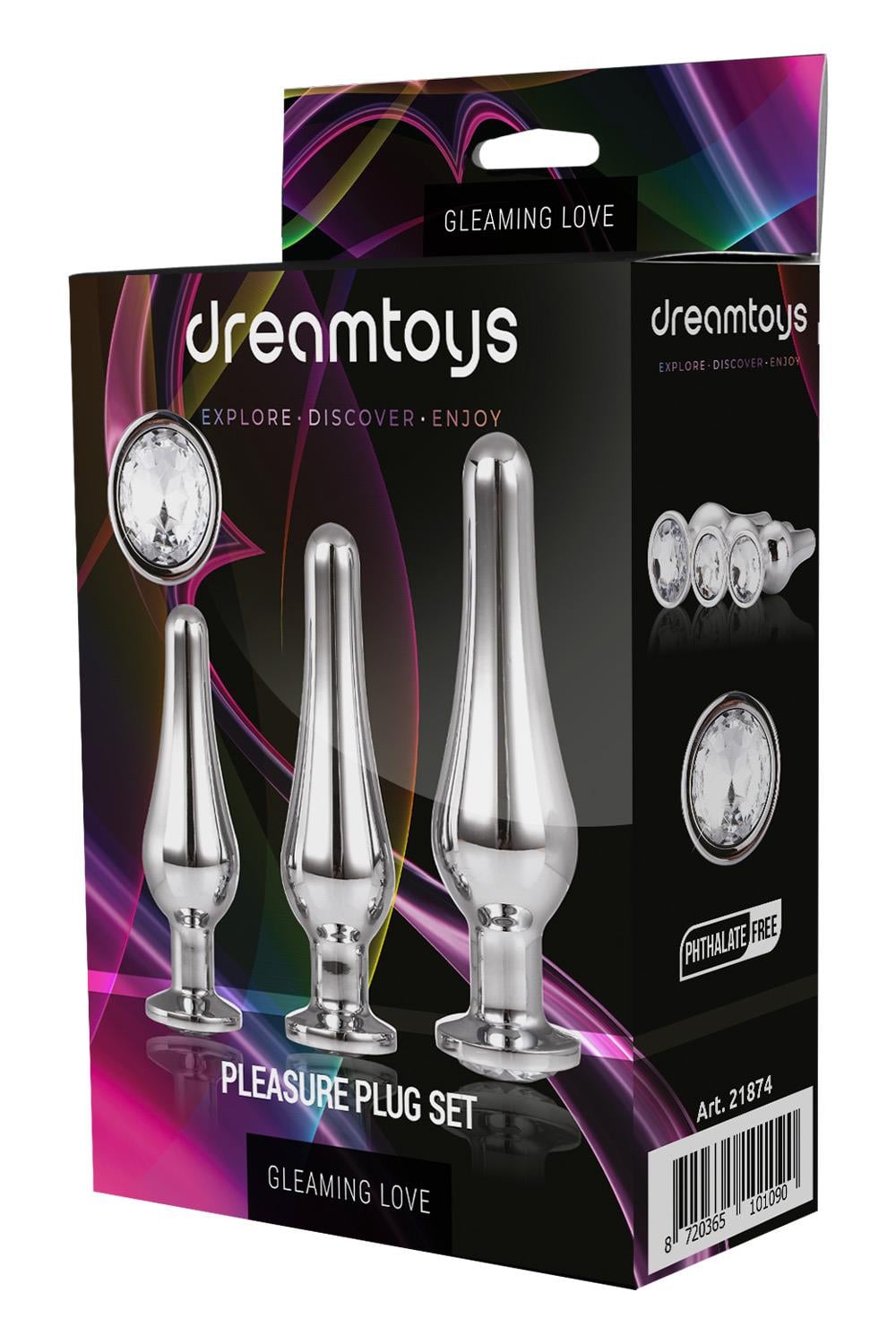 Dreamtoys Gleaming Love Pleasure Set Silver analprodukt