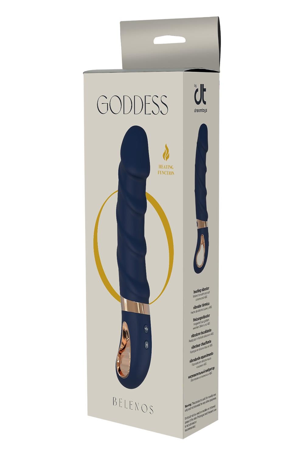 Dreamtoys Goddess Collection Belenos blå G-punktsvibrator