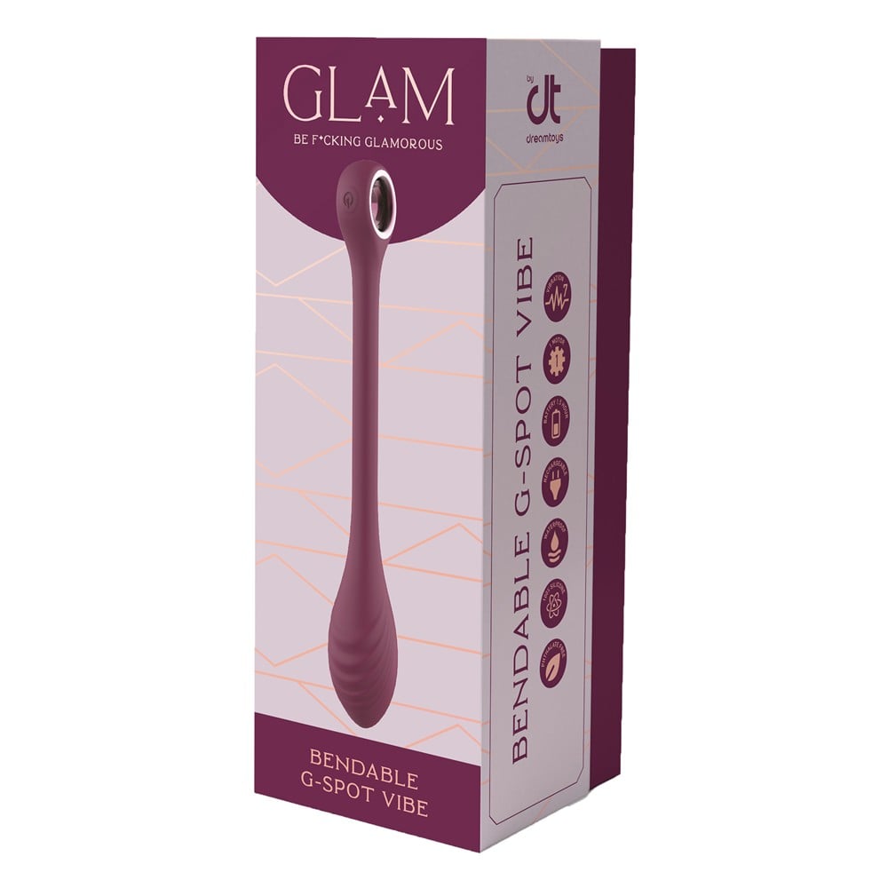 Dreamtoys Glam Bendable G-Spot Vibe lila G-punktsvibrator
