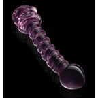 Dreamtoys Glaze Glass Rosebud Spiral G-Spot Dildo glidmedel