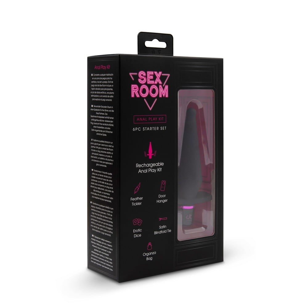 Dreamtoys Sex Room Anal Play Kit svart analprodukt