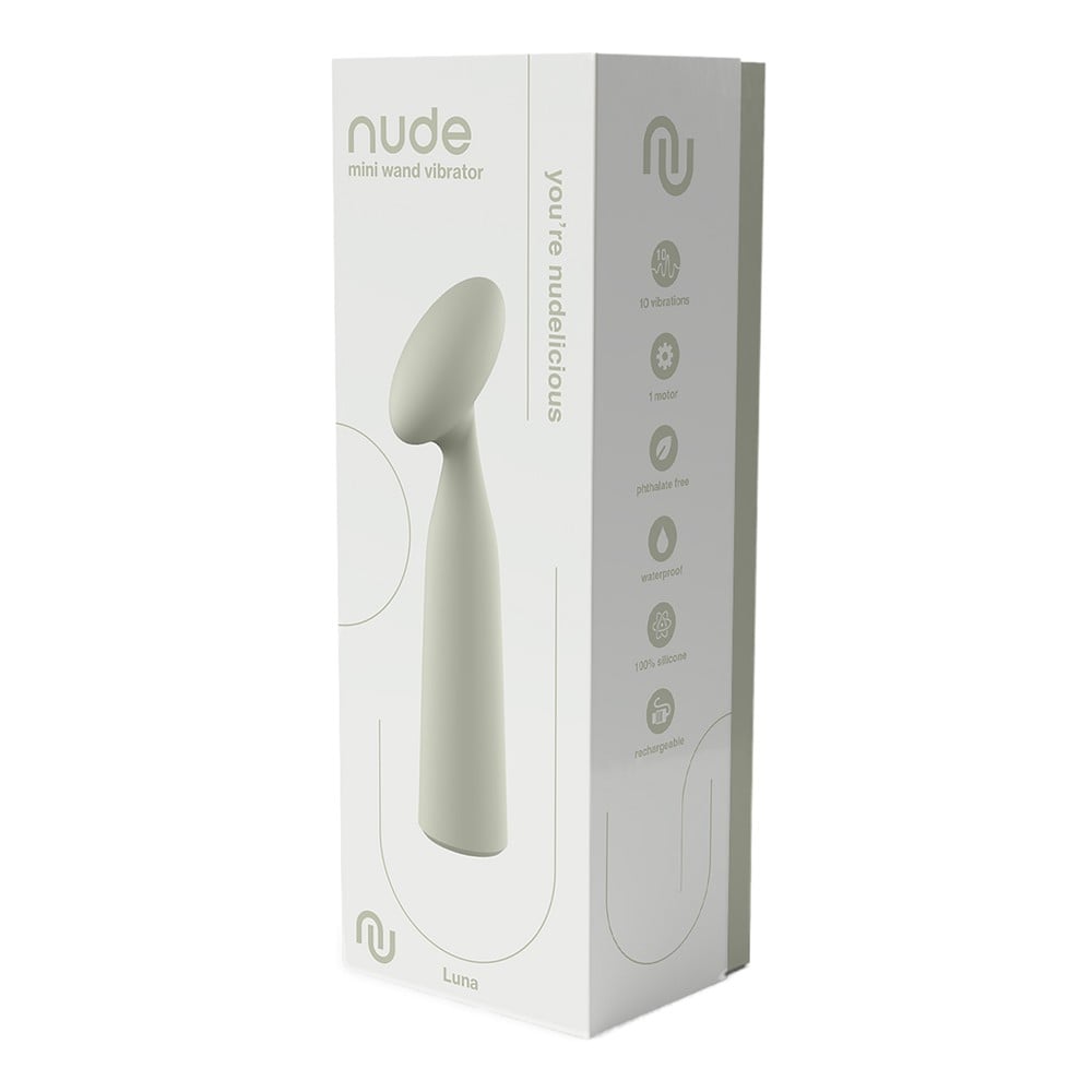 Dreamtoys Nude Luna Mini Wand Vibrator grön wandvibrator