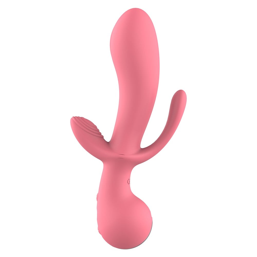 Dreamtoys Amour Triple Pleasure Vibe Claire rosa vibrator