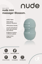 Dreamtoys Nude Blossom Travel Massager grön massageprodukt