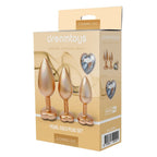 Dreamtoys Gleaming Love Pearl Gold Plug Set guld analprodukt