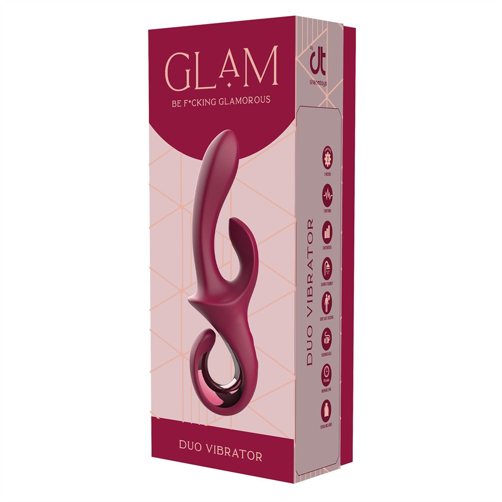 Dreamtoys Glam Duo Vibrator röd