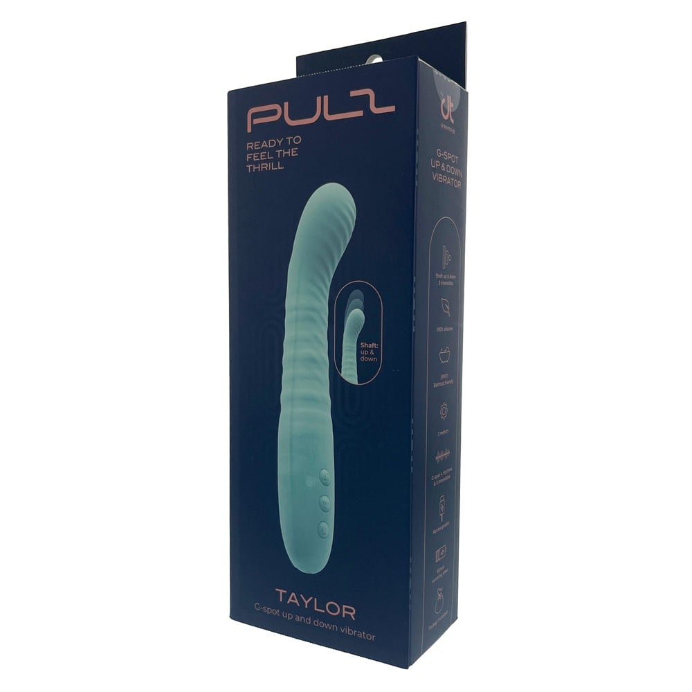 Dreamtoys Pulz Taylor G-Spot Up & Down Vibrator blå G-punktsvibrator