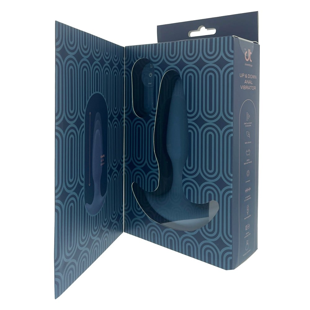 Dreamtoys Pulz Phoebe Up & Down Anal Vibrator With Remote Control blå