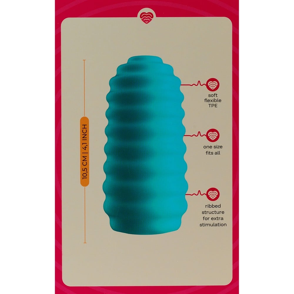 Dreamtoys Love Signal Hands-on Pleasure blå masturbator