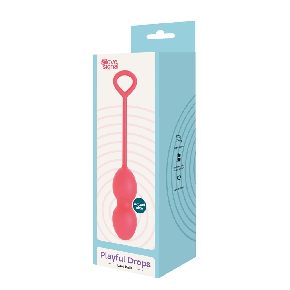 Dreamtoys Love Signal Playful Drops rosa penisring