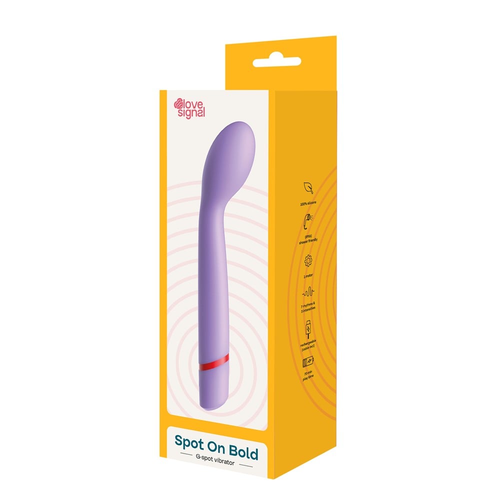 Dreamtoys Love Signal Spot On Bold lila G-punktsvibrator