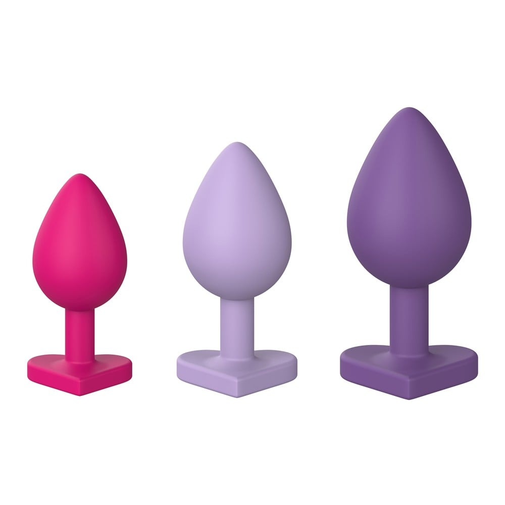 Dreamtoys Love Signal Triple Heart Set multicolor analprodukt