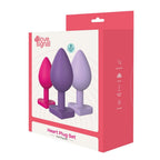 Dreamtoys Love Signal Triple Heart Set multicolor analprodukt