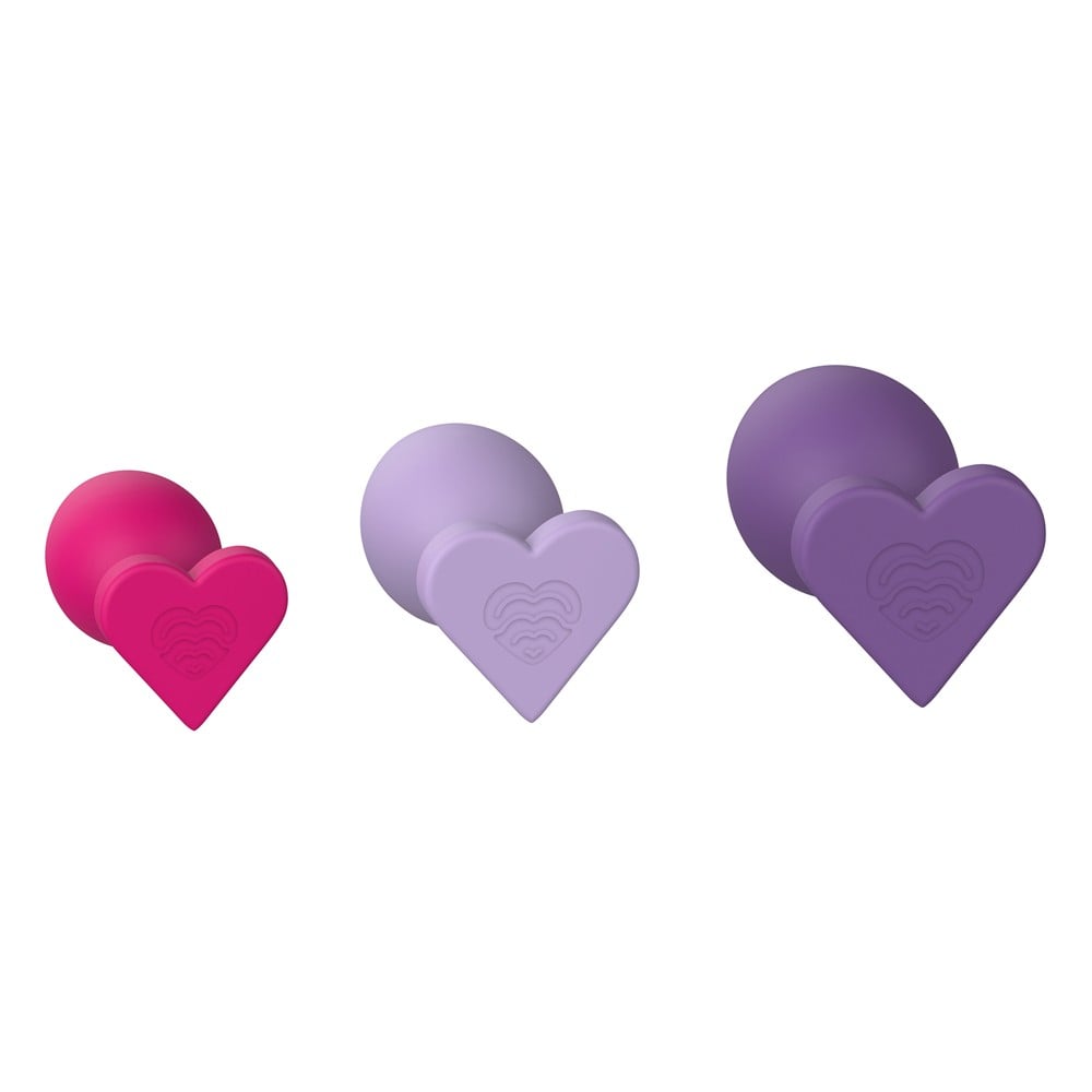 Dreamtoys Love Signal Triple Heart Set multicolor analprodukt