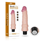 Lovetoy Real softee vibrator hudfärgad 20 cm