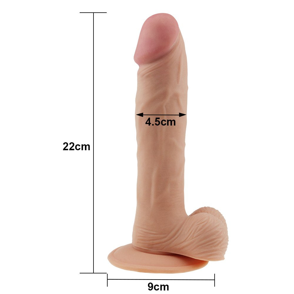 Ultra Mjuk Realistisk Dildo