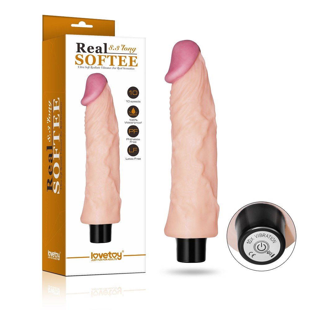 Vibrator med mjuk yta – 8 tum